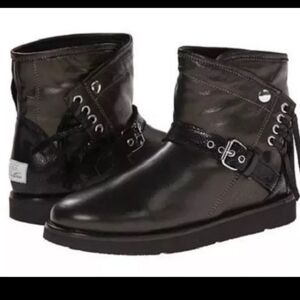 RARE- UGG Karissa Stingray Biker Style Booties